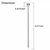 カクテルピックステンレススチールフルーツスティックバーツールドリンク攪拌スティックスティックマティーニピックパーティーウェディングアクセサリー