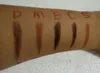 2024.Eyebrow Makeup Dubbel blyertspenna blyertspenna krita ebenholts/mjukbrun/mörkbrun/medelbrun/choklad ndark n brownchocolate