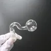 Hot Sell Unique Thick Glass Oil Burner Pipe Glass Pipes 14mm 18mm Male Female Joint Glass Bubbler Oil Burner For Dab Rig