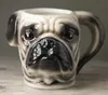 Tee Kaffee Tassen Keramik 3D Cartoon Bulldog Milch Tassen Wohnkultur Handwerk Zimmer Hochzeit Dekoration Porzellan Figur Tier Tasse
