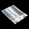 8.5x13cm 100pcs / Lot Multi-color Papel de aluminio Cremallera Bolsa de embalaje resellable de alimentos Mylar Foil Self Seal Foil Reutilizable Bolsas de embalaje de alimentos