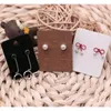 Whole1500pcslot 3colors Handmade DIY Kraft Paper Earring Jewelry Display Card Making Accessories Label Tag 38x47cm6796170