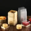 Boîte d'emballage de cupcakes en plastique transparent, 30 ensembles = 60 pièces, boîte à gâteaux en forme de dôme, conteneur de faveurs, boîtes à cupcakes pour fête de mariage, boîtes cadeaux fournitures