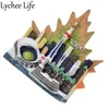 Lychee Life Canada Scenic Réfrigérateur Autocollant Magnétique Toronto Paysage Feuille D'érable Réfrigérateur Aimant Moderne Maison Cuisine Décor