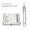 ワイヤレスDerma Penの強力なメソサーピーマイクロニードルDermapen Dermastamp Meso 12針Dr.Pen交換可能なカートリッジEU米国の英国AUプラグ