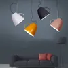 Nordic Modern Simple Teacup Model Hanglamp Kleurrijke Macaron Metalen Lampenkap Opknoping Lamp Ronde Kinderkamer Foyer Slaapkamer Verlichtingsarmatuur