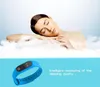 M2 Smart Armband Hjärtfrekvens Monitor Bluetooth Smartband Health Fitness Tracker Smart Band Wristband för Android Ios