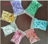 かぎ針編みビーズかぎ針編み毛毛のドレッドロックのFaux Locs Dread Microbeads Golden Silver Red Blue Rainbow Color 100pcs 1つのロット卸売