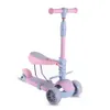 Baby Walker Three-in-one Three-wheeled Kids Scooter Detachable Seat