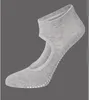 Frauen Yoga Grip Socken Barre Pilates Ballett-Tanz-Socken nicht Beleg Skid Cotton Ankle Sport Toe Schuhe One Size 10.05 12pair