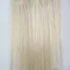 16" 18" 20" 22" 24" 26" Clip dritta Remy fatta a macchina nelle estensioni dei capelli umani 100G Clip di capelli umani al 100% in bionda 7 pezzi/set