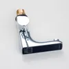 KEMAIDI Brass Chrome Polished Finish Digital Display Faucet Deck Mounted Mixer Sink Basin Water Tap Bathroom Faucet