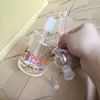 EN IYI kullanmak için Dunkin Dabs Cam Sigara Bongs Mini Yağ Kuleleri bong Cam Fıskiye Inline Percolator 14mm Su Boru bong ile kase tırnak