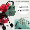 2022 Wickelbeutel USB-Schnittstelle Große Kapazität wasserdichte Windel-Handtasche-Kits Mutterschaftsreise-Rucksack Nursing-Taschen Babypflege-Tasche für Kinderwagen