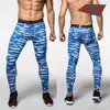 Stylish Camouflage Mens Compression Pants Sports Running Tights Long Pants Bodybuilding Joggers Skinny Full-length Leggings Trousers