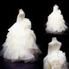 Milk White Flower Girl Dresses For Wedding Lace Appliques Beaded Bow Spaghetti Tiered Skirts Girls Pageant Dress Kids Formal Wear