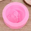 Moon Face Soap Silicone Mögel Fondant Cake Decorating Tools Candle Fimo Chocolate Candy Making Gumpaste mögel YB200365