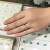 Victoria Wieck Coração amor Moda Jóias 3ct Diamante cz anéis de banda de casamento para as mulheres 925 Sterling silver Anel Feminino