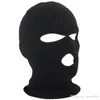 Black Knit 3 Hole Ski Mask BALACLAVA Hat Face Shield Beanie Cap Snow Winter Warm 2018 summer fashion6667352