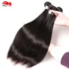 Hannah product Brazilian Virgin Straight Hair With Closure Human Hair 3 Bundles With Closure Unprocessed Virgin Hair