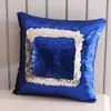 Pailletten Kussen DIY Mermaid Sequin Cushion Cover Kussensloop Magische Kleur Veranderende Omkeerbare Woondecoratie Auto Sofa Kussensloop 40x40cm