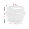 10pcs / Set Refipillable Crème Jar Plastique Forme de champign