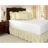 Home Hotel Elastic Bed Falda sin superficie Superficie Sólido Delantal Decor Lace Beldspread 150 * 200 cm 200 * 200 cm bajo cubierta 1pc