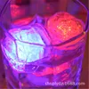 LED Lód Cube Multi Kolor Zmiana Flash Night Lights Czujnik Płynny Woda Zanurzana do Bożego Narodzenia Ślub Klub Party Dekoracja Lampa Light