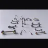 Piercing Aghi Kit Sesso Pancia Lingua Sopracciglio Capezzolo Labbro Naso Usa E Getta Monili Penetranti Del Corpo Set di Strumenti Anello Cosing Pinza