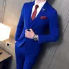 Mens Wedding Suits 2019 Red Suits Mens Oranje Pak Heren Royal Blue Party DJ Stage Costume Terno Slim Fit White Tuxedo230B