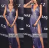 Wieczorna sukienka Yousef Aljasmi Kim Kardashian V-Neck plisowana długa sukienka miriam taryfy Almoda Gianninaazar Zuhlair Murad K