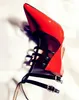 T-STRAP特許革の女性のハイヒールの靴セクシーな尖ったつま先の女性のパンプス足首バックルスティレットヒールの女性