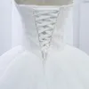 Spets tyllboll klänningar bröllopsklänningar snör