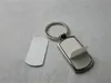 Sublimation Metal Shield Chain de clé en vide Corners arrondis Keychains rectangulaires Transfert d'impression vide Consommables A88 21Style3386293