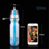 500 ml Sport Vattenflaska Spray Mist Cykling Utomhus Dricka Portabel Cool Gym Sport Multi-Purpose Fuktig Flaska