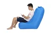 Fashion Lazy Bag Bean Bag Chairs for Adults 190T Polyester 120x60x48cm Air Inflatable Folding Chair Water Resistant Sofa Max Load 150kg