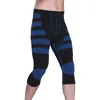 Snabbt torrt gym sport leggings andningsbara löpning shorts män sport utomhus casual slitage underkläder fotbollskompression tights6099879