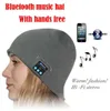 Ubit Men Women Outdoor Sport bezprzewodowe słuchawki Bluetooth stereo Magic Music Hat Smart Electronics Hat do iPhone'a smartfon2382