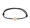 10 sztuk / partia Lucky Golden Cross Bransoletka dla kobiet Red String Regulowany Bransoletka DIY Biżuteria