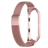 Ny Milanese Loop Band Rostfritt stål för Miband 3 Xiaomi Armbandband Meatal Armband Ersätt armband för Mi Band 3