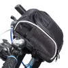 Matériel 1680D de haute qualité B - SOUL vélo vélo vélo avant panier pochette à dégagement rapide sac de guidon avec housse de pluie