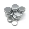 Récipients cosmétiques vides en aluminium 5g 10g 15g 20g 30g, Pot de baume à lèvres, Pot en étain pour crème, pommade, boîte d'emballage de crème pour les mains