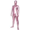 Unisex Shiny Metallic Zentai Skin Tight Full Body Suit Solid Color Wetlook Spandex Lycra Unitard Costume Halloween Fancy Dress