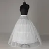 Wholesale-2015 New Underskirt Hot Sale 3 Hoop Ball Gown Bone Full Crinoline Petticoats for Wedding Dress Skirt Accessories Slip In Stock