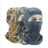 Copricapo tattico mimetico Maschera CS Berretto sportivo da esterno Bicicletta Ciclismo Pesca Maschere da moto Passamontagna da sci Maschera a pieno facciale di Halloween