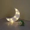 Decoratieve LED Crescent Moon Night Lights Markquee Tekens voor Baby Nursery Kids Decorations Gifts voor kinderen