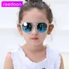 Reedoon Enfants Filles Lunettes De Soleil Polarisées UV400 Miroir Lentille Cadre En Métal Bébé Lunettes Enfant Lunettes De Soleil Mignon infantil 2958 D18101302