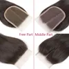 Whole Cosy 4x4 Swiss Middle Part Lace Closure Straight Brazilian Virgin Hair Body Wave Cheap Top Lace Closure Accessories1247971