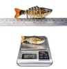 12 cm 15g fogad lock basfiske bete toppvatten crankbait gädda artificail betar livtrogande öring lock set 7 segment sjunkande swimba4347868