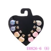 3 set Cute Candy Color Round Pearl Earings Resin Crystal Ball Ear Studs Big Glass Ball Earring Girl Gift E0826-3